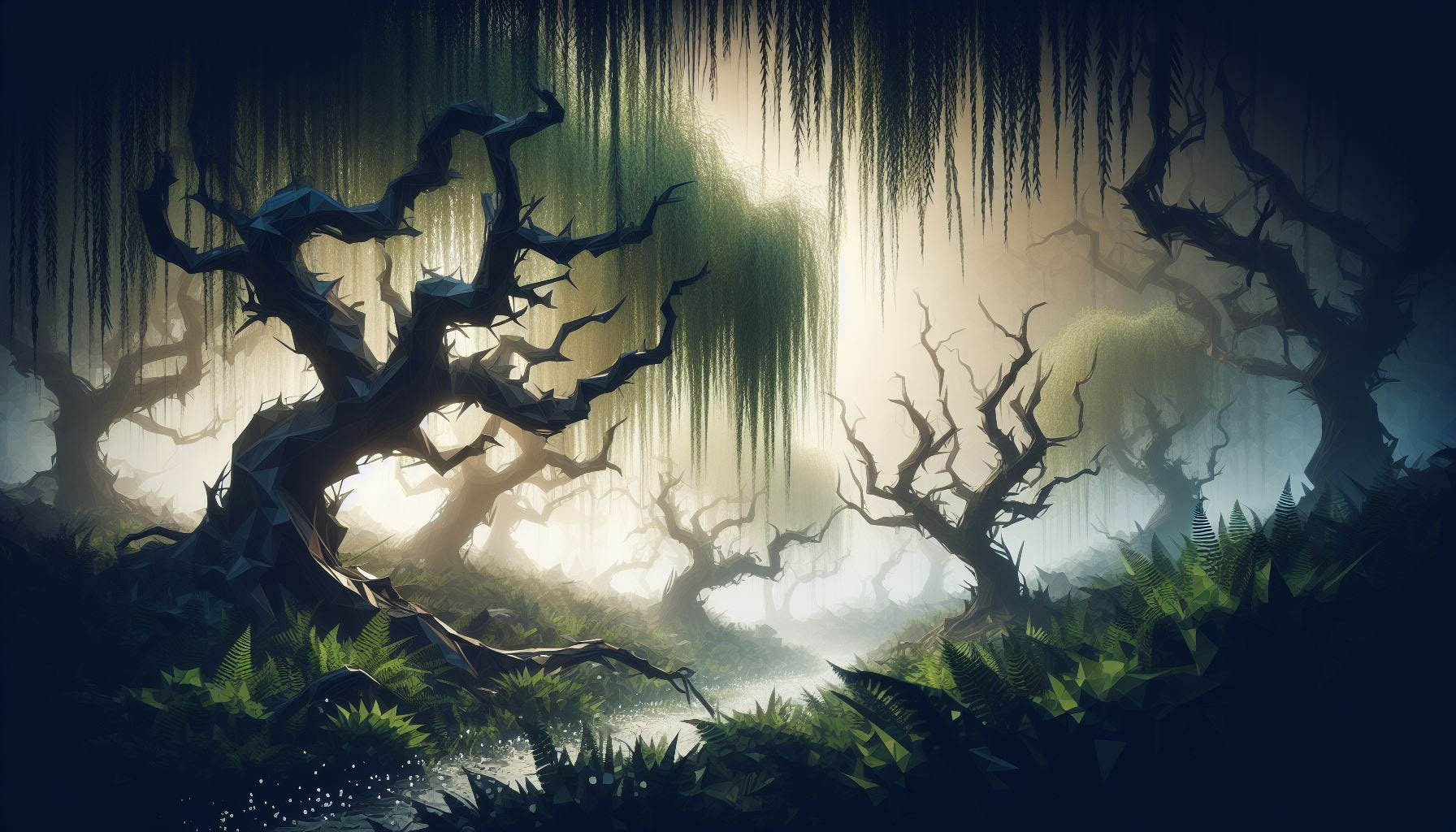 《迷失在诅咒之林》上-柳树林中的秘密