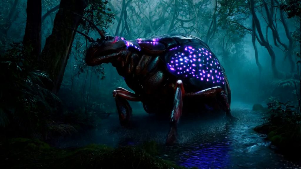 深渊巨蠊:来自迷雾森林的生物发光巨兽